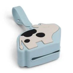 Silikone sutteholder - Dotti - Blå