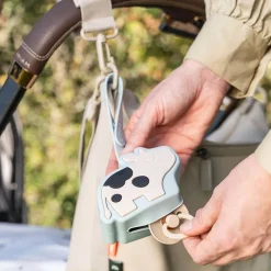 Silikone sutteholder - Dotti - Blå