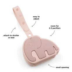 Silikone sutteholder - Elphee - Pudder