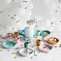 Silikone tallerken - Elphee - Grå