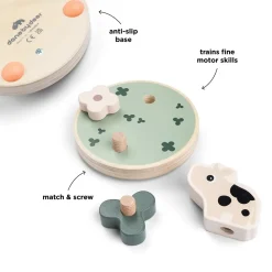 Skruelegetøj - Dotti - Farvemix