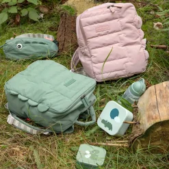 Snack boks sæt 3 stk. - Happy clouds - Grøn