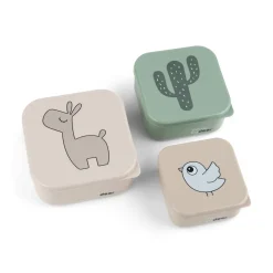 Snackbokse 3 stk. - Lalee - Sand mix