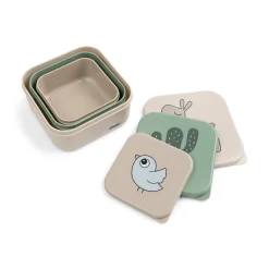 Snackbokse 3 stk. - Lalee - Sand mix