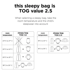 Sovepose 70 cm - TOG 2.5 - Lalee - Blå