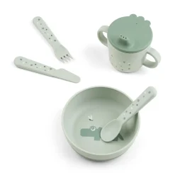 Sæt med Foodie skål - Croco - Grøn