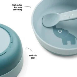 Sæt med Foodie skål - Elphee - Blå