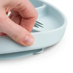 Stick&Stay inddelt tallerken - Playground - Blå