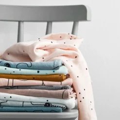 Stofble 2 stk. - Dreamy dots - Blå