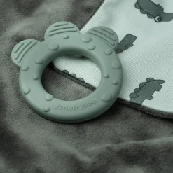 Sutteklud m/bidering - Croco - Grøn