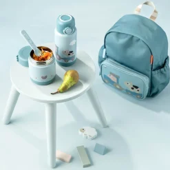 Termo madbeholder Tiny farm Blå 300 ml