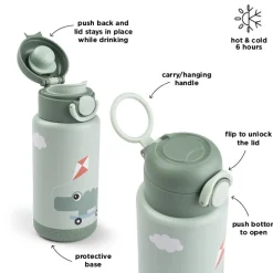 Termoflaske Playground Grøn 340 ml