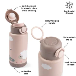 Termoflaske Tiny farm Pudder 340 ml