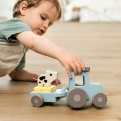 Tiny farm traktor - Dotti - blå